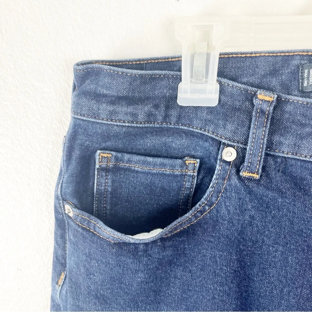 EVERLANE Dark Wash Straight Leg Five Pockets Uniform Jeans, Size 30 x 30